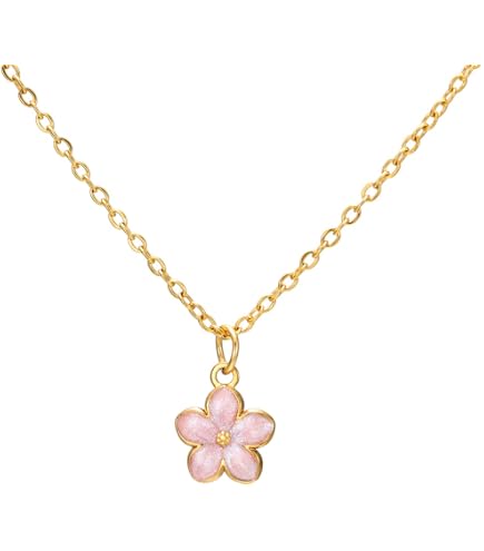 Amazon.com: KOZUKI Sakura necklace cherry blossom necklace sakura